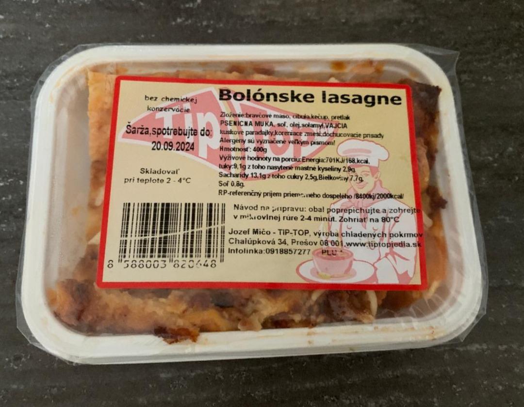 Fotografie - Bolónske lasagne TIP-TOP