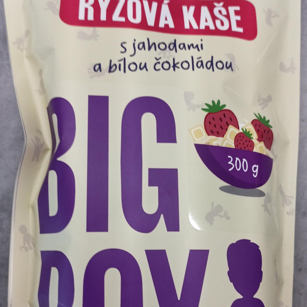 Fotografie - Rýžová kaše s jahodami a bílou čokoládou Big Boy