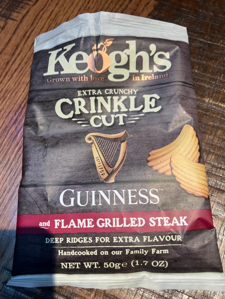 Fotografie - Crinkle cut guinness and flame grilled steak Keogh’s