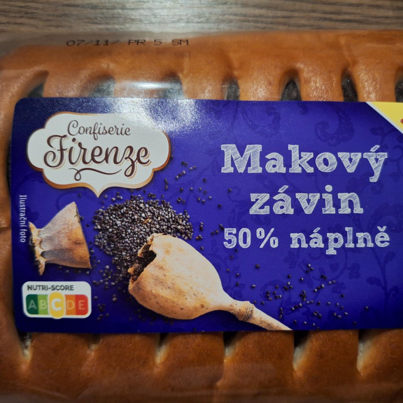 Fotografie - Makový závin 50% náplně Confiserie Firenze