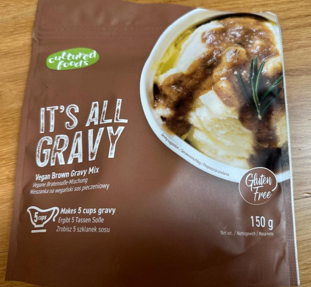 Fotografie - It's all gravy vegan brown gravy mix Cultured Foods