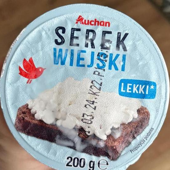 Fotografie - Serek wiejski lekki Auchan