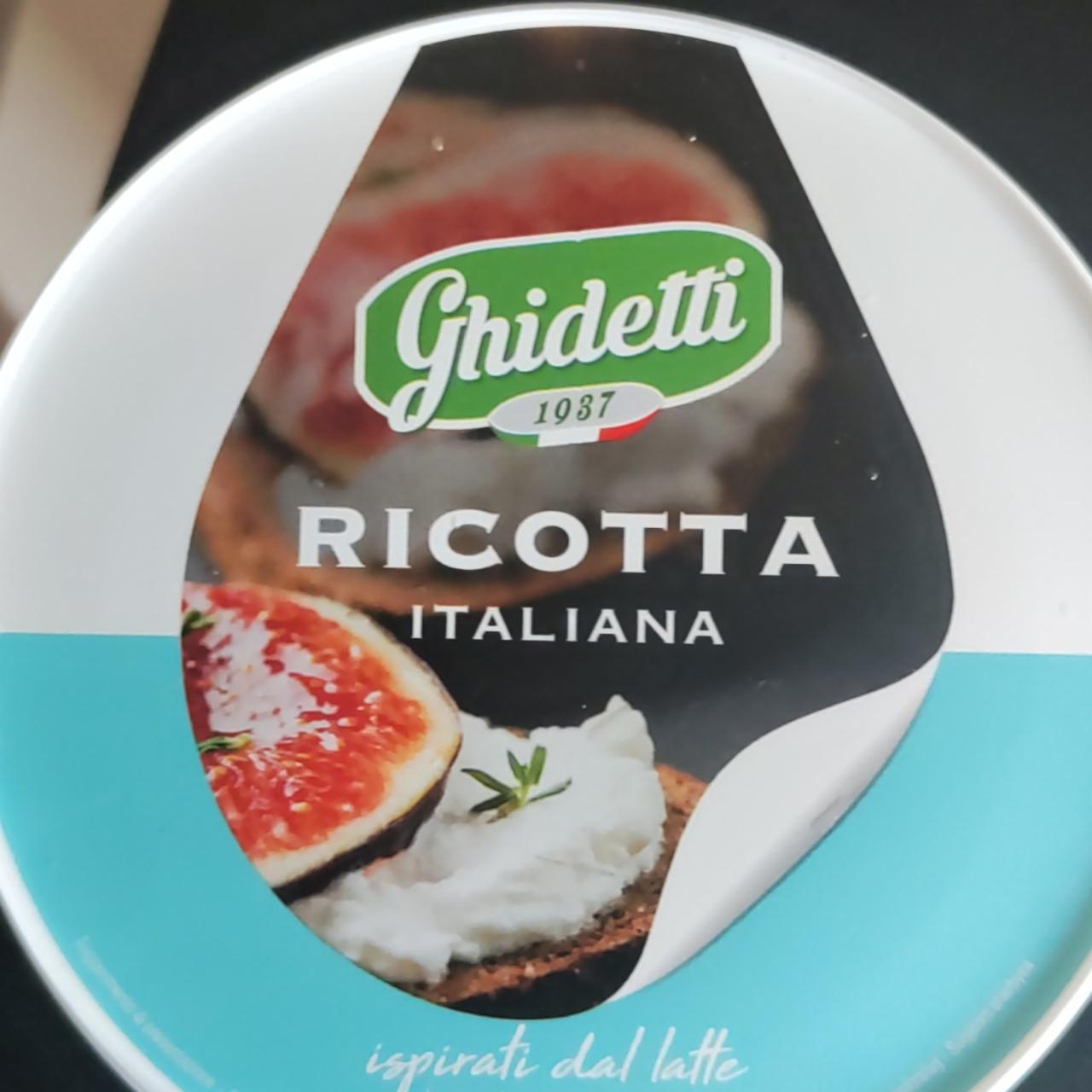 Fotografie - ricotta italiana Ghidetti