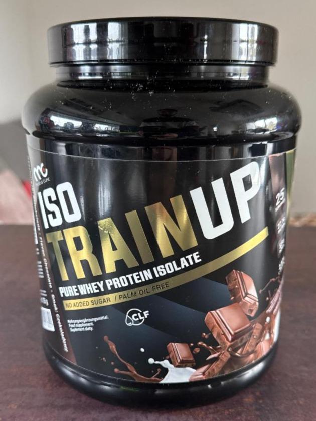 Fotografie - ISO train up pure whey protein isolate chocolate Muscle Clinic