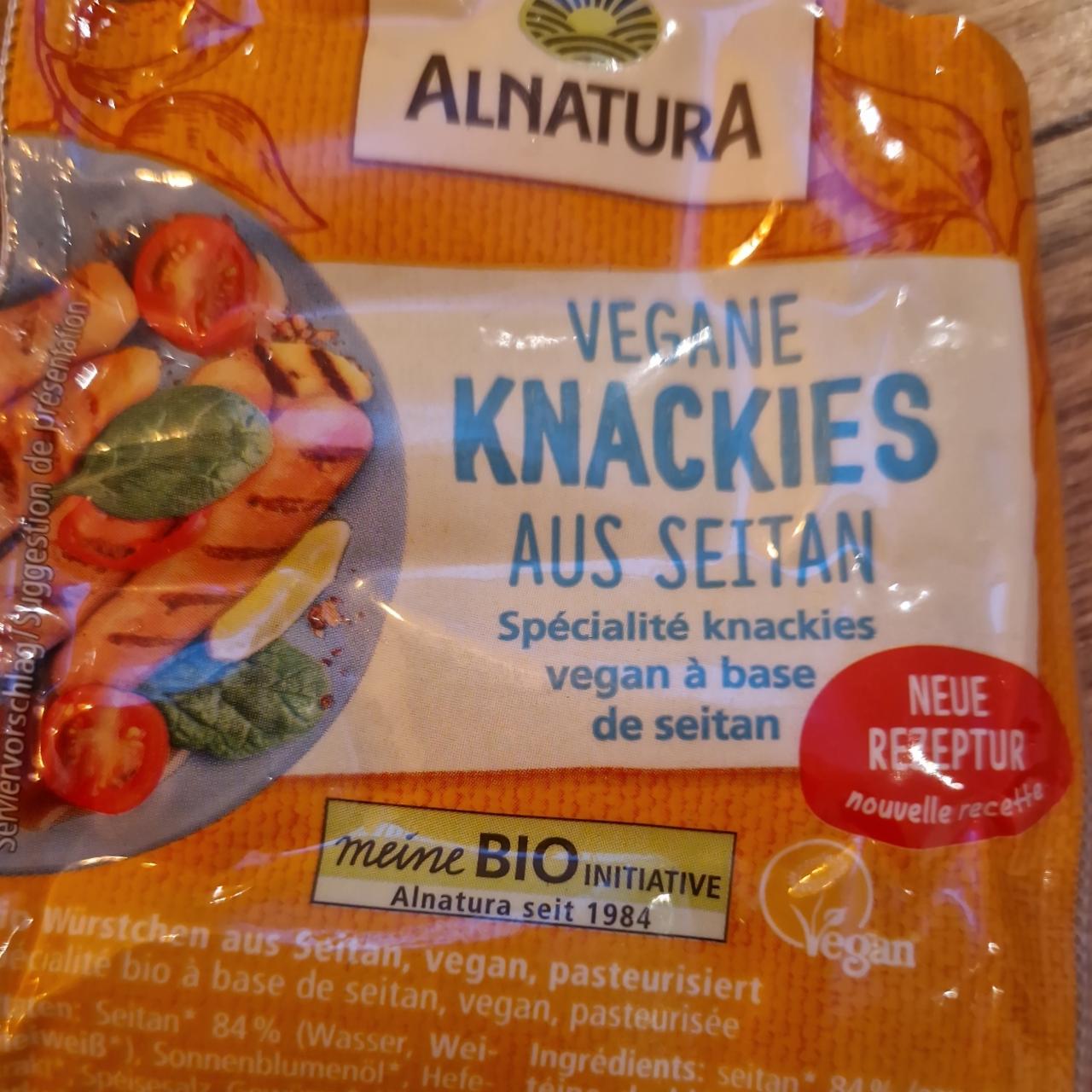 Fotografie - Vegane knackies aus seitan Alnatura