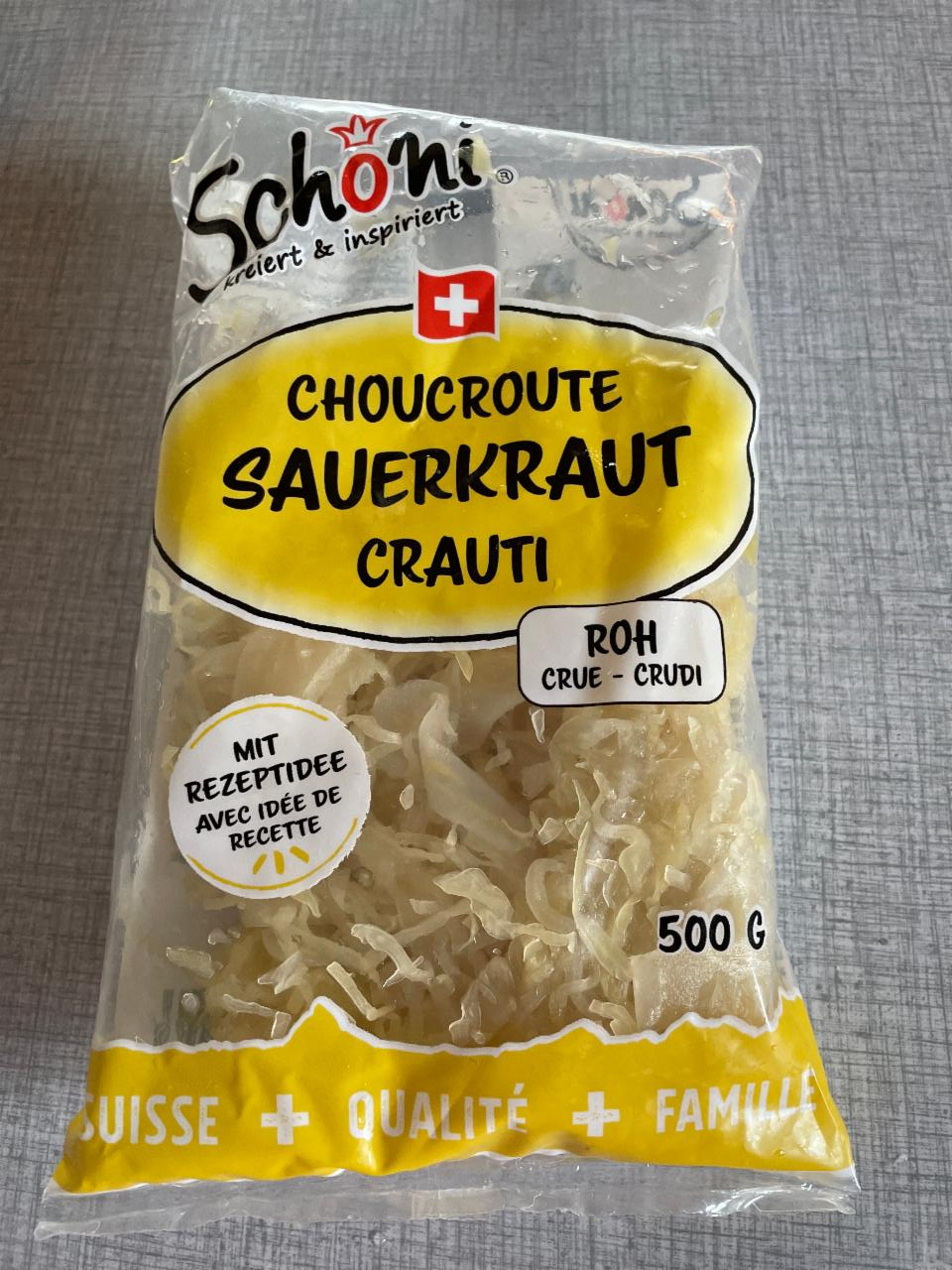 Fotografie - Sauerkraut roh Schöni