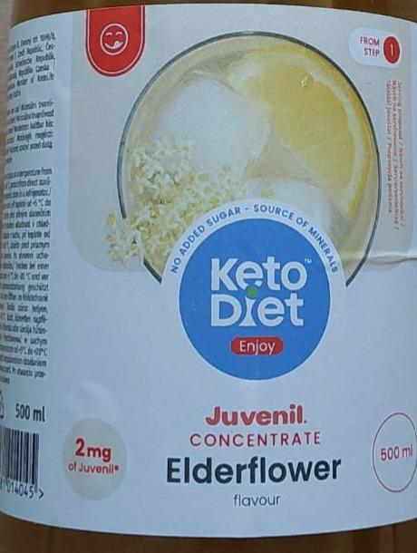 Fotografie - Juvenil concentrate elderflower KetoDiet