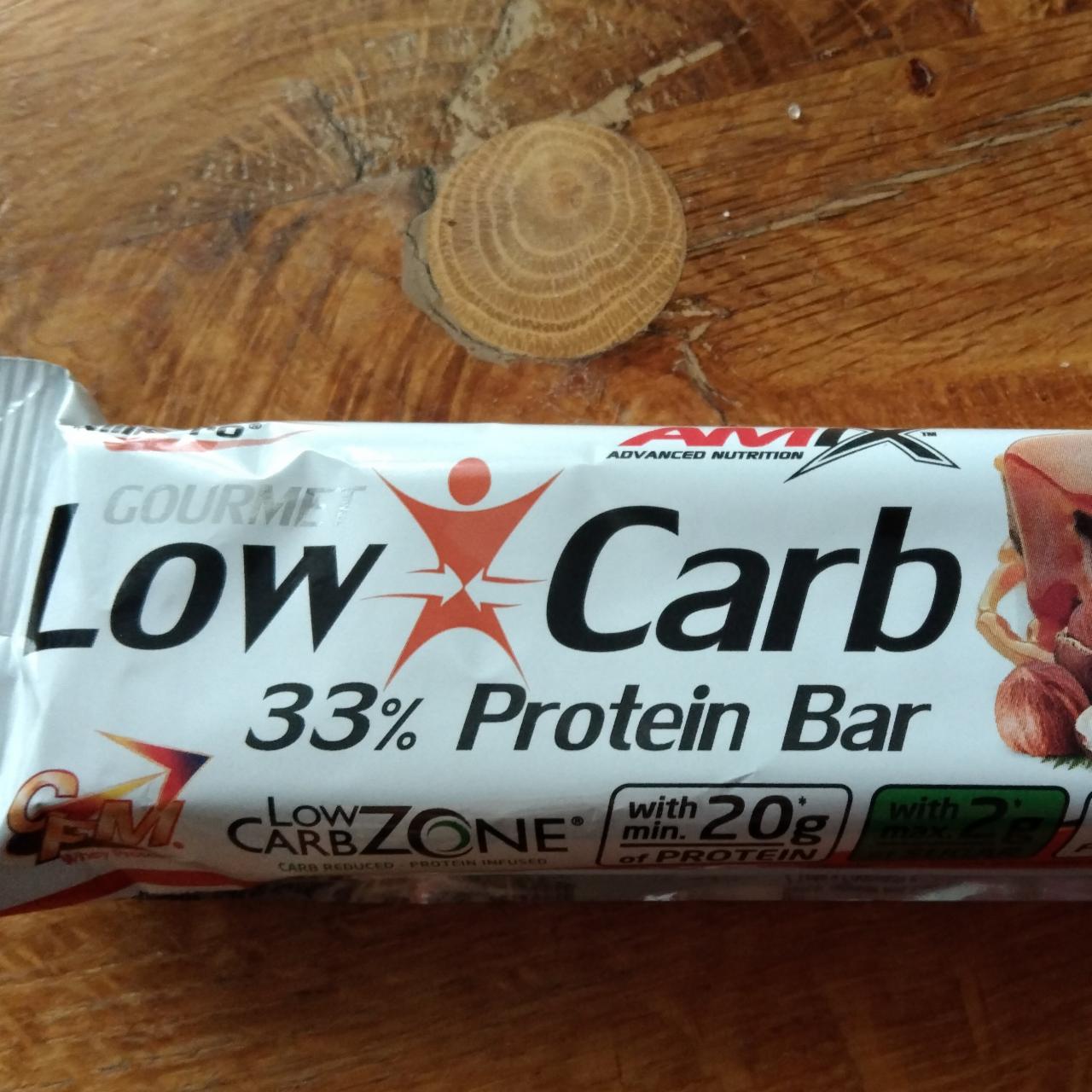 Fotografie - Low carb protein bar Nougat Caramel Amix Nutrition