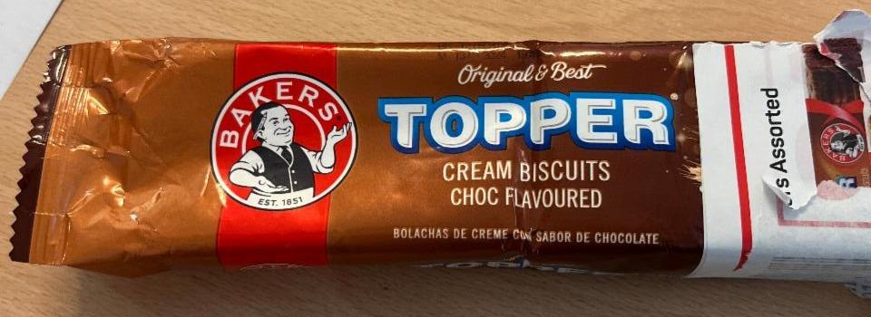 Fotografie - Topper cream biscuits choc flavoured Bakers