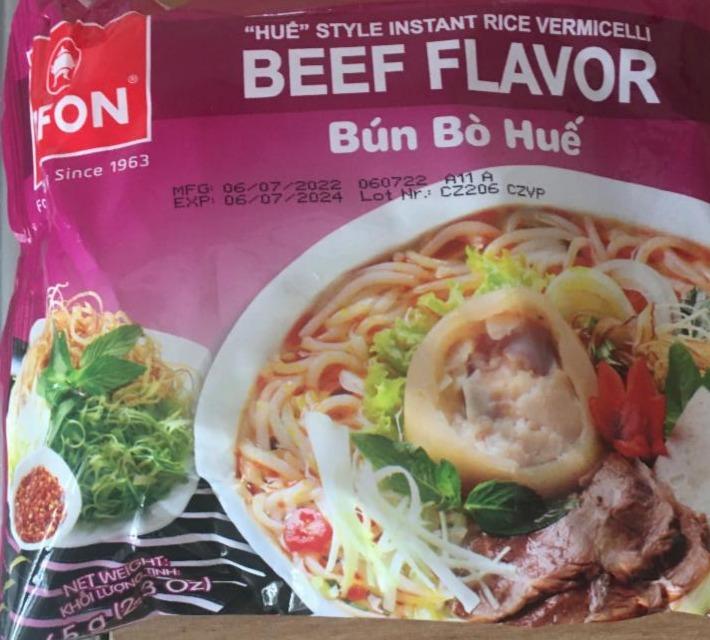 Fotografie - Bún Bo Hué Beef flavor Vifon