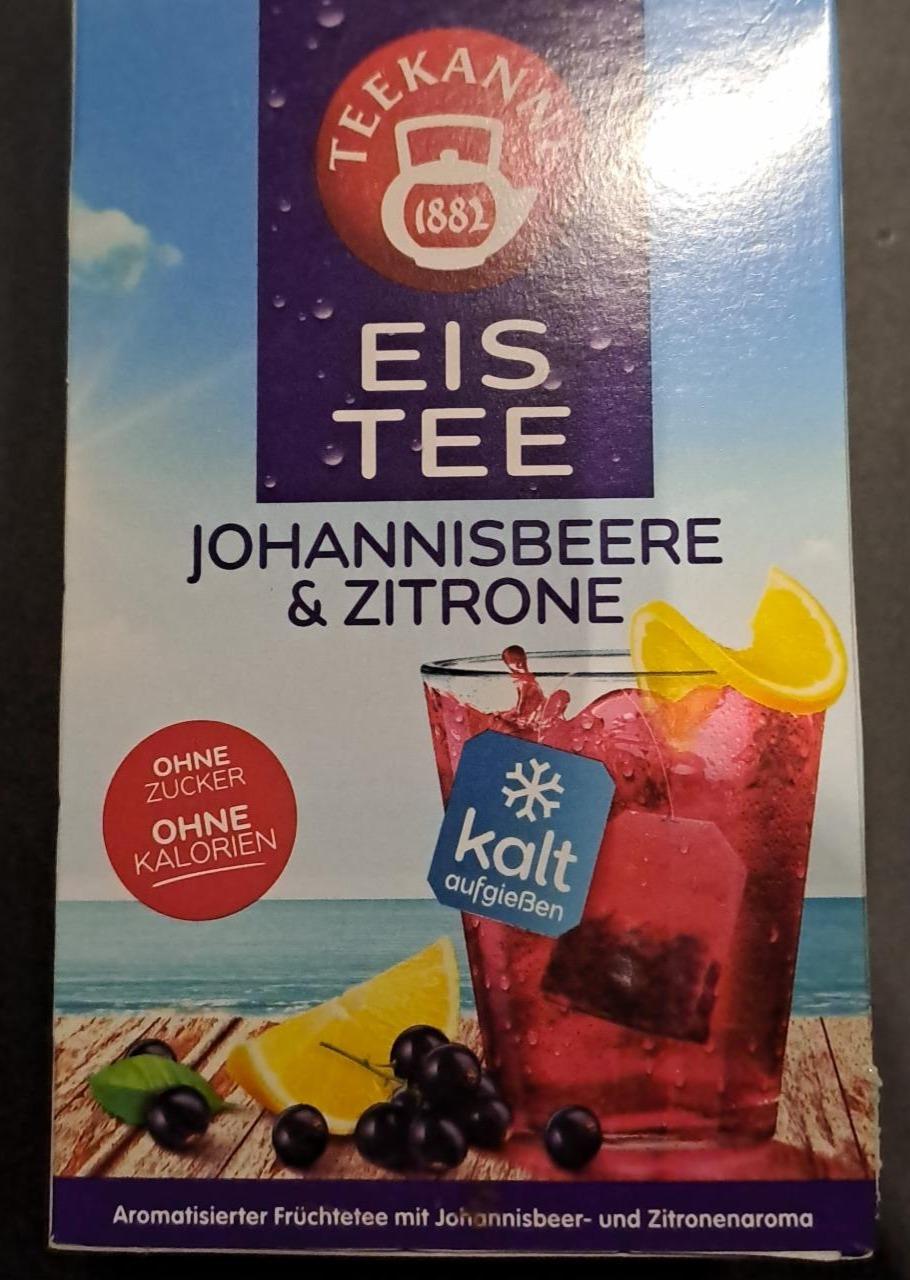 Fotografie - Eis tee johannisbeere & zitrone Teekanne