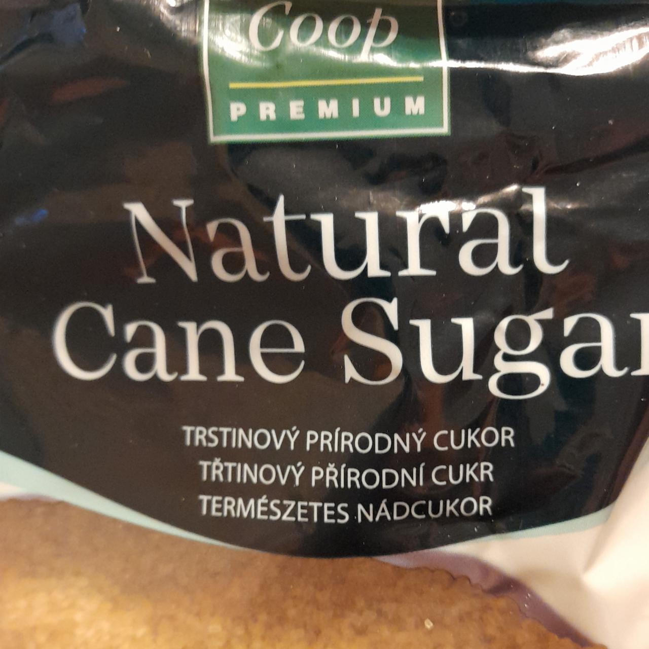 Fotografie - Natural cane sugar třtinový přírodní cukr Coop Premium