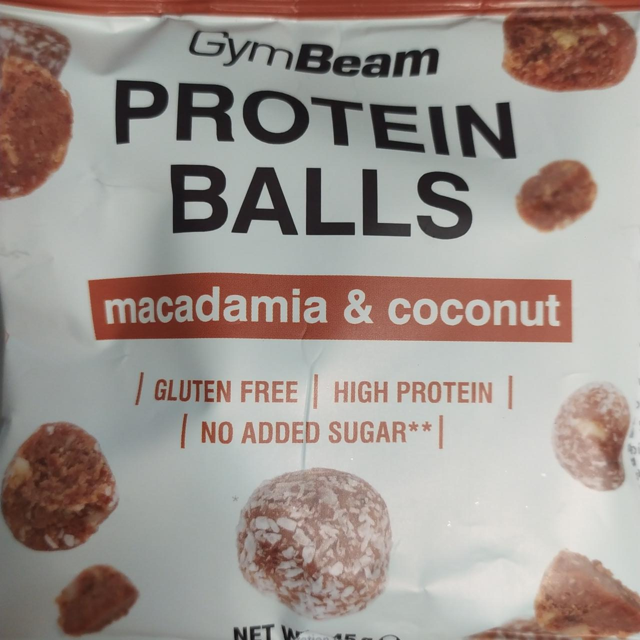 Fotografie - Protein balls macadamia and coconut GymBeam