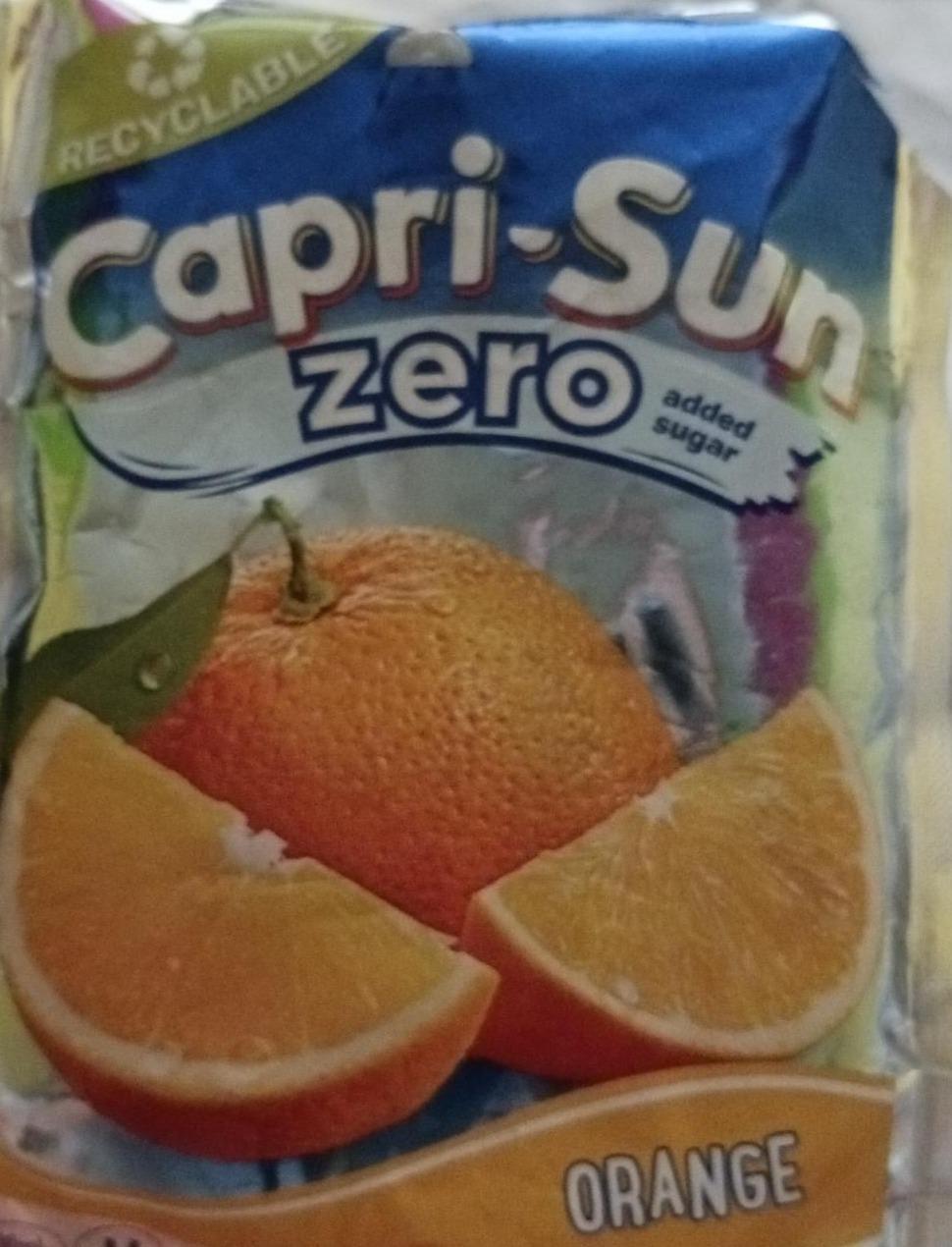 Fotografie - zero abdet sugar orange Capri-Sun