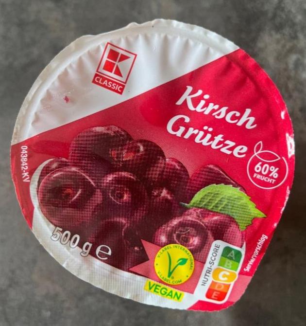 Fotografie - Kirsche grütze 60% frucht K-Classic