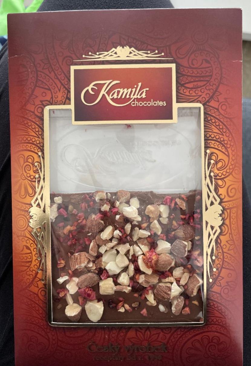 Fotografie - Čokoláda s mandlemi, malinami a ostružinami Kamila Chocolates