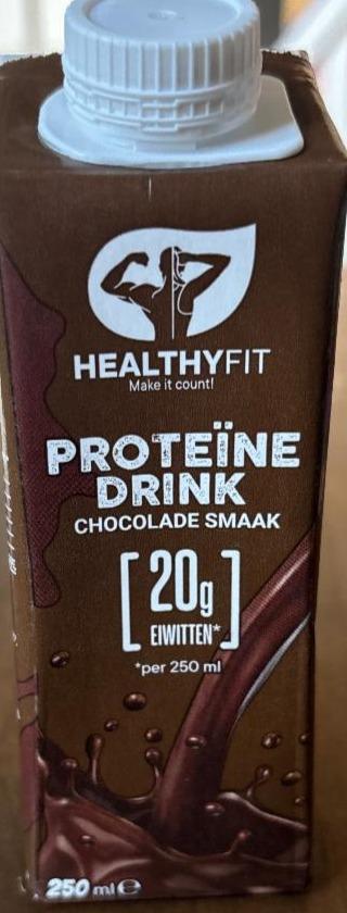 Fotografie - Proteïne drink chocolate smaak HealthyFit