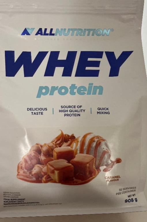 Fotografie - Whey protein caramel Allnutrition