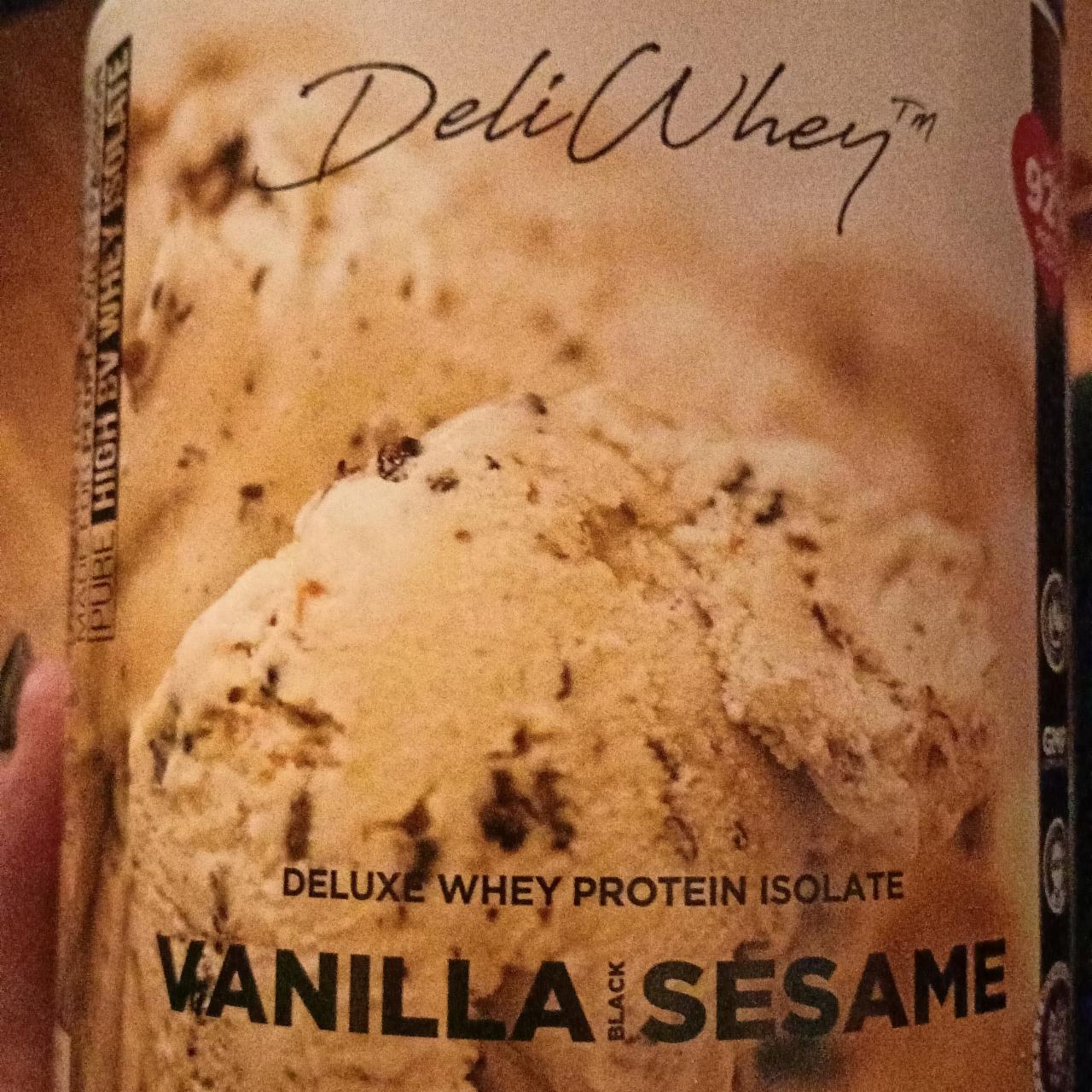 Fotografie - Vanilla black sesame DeliWhey