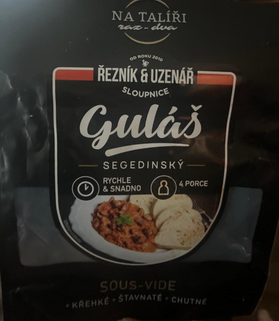 Fotografie - Guláš segedinský sous vide Řezník & Uzenář Sloupnice