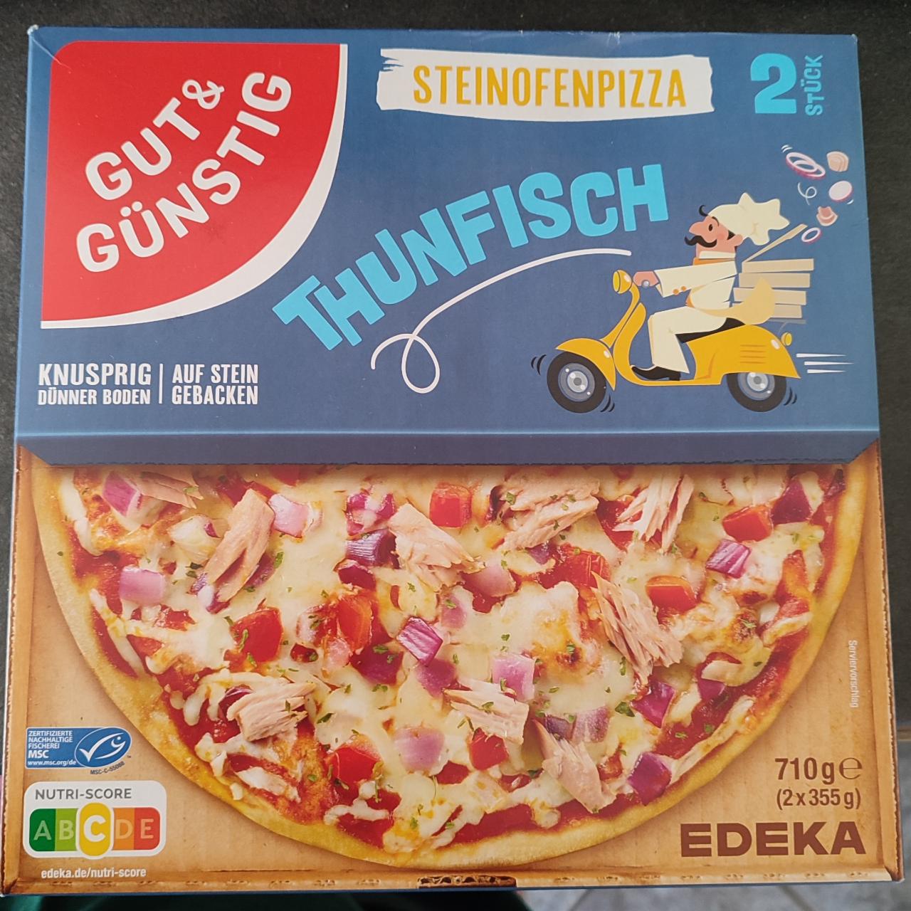 Fotografie - Steinofenpizza Thunfisch Gut&Günstig