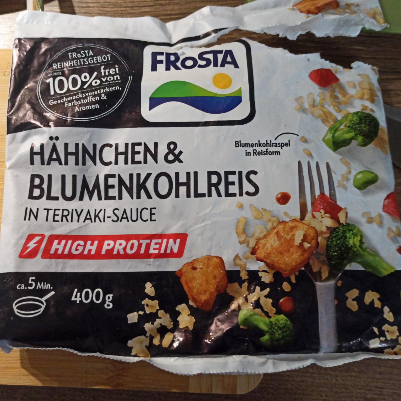 Fotografie - Hähnchen & blumenkohlreis in teriyaki-sauce high protein FRoSTA