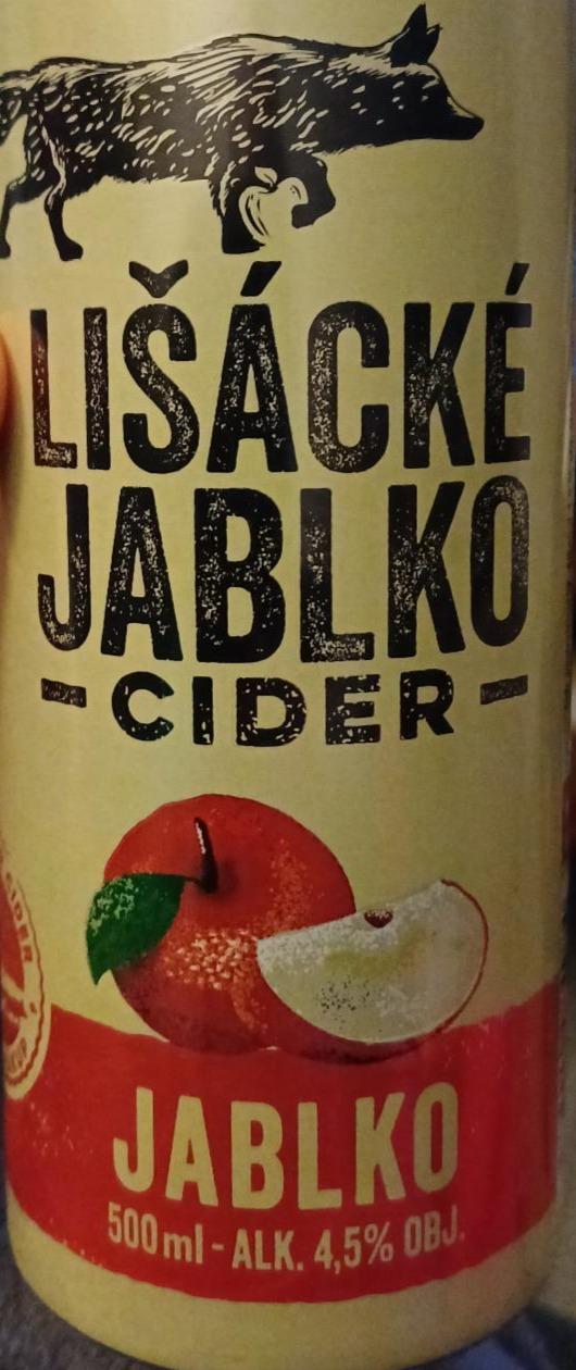 Fotografie - Cider jablko Lišácké jablko