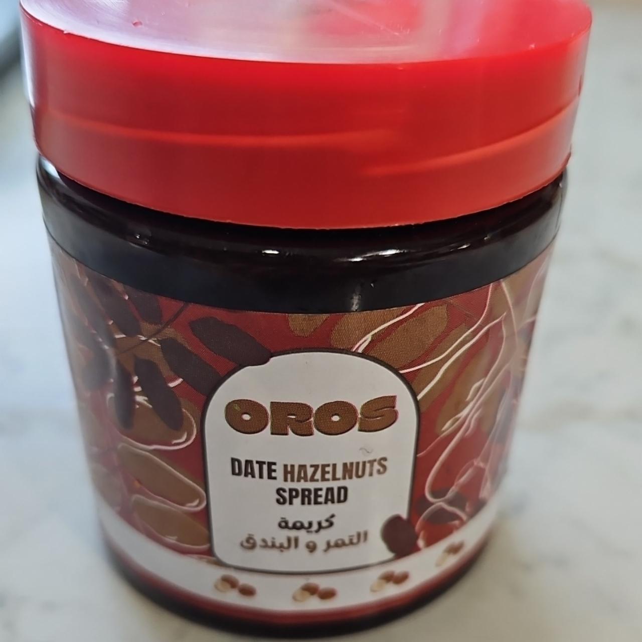 Fotografie - Date hazelnuts spread Oros