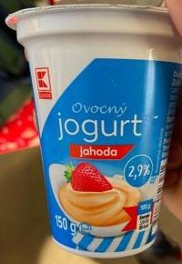 Fotografie - Ovocný jogurt jahoda 2,9% K-Classic