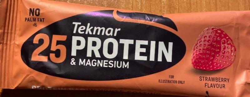 Fotografie - 25 protein & magnesium strawberry flavour Tekmar