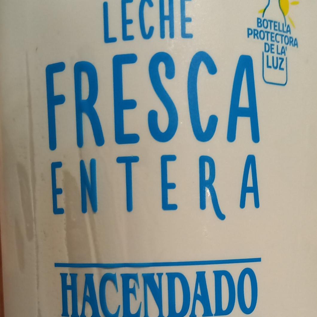 Fotografie - Leche fresca entera Hacendado