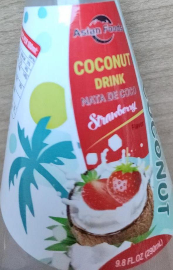 Fotografie - Coconut drink strawberry Asian Foods