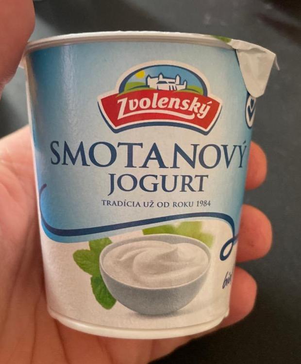 Fotografie - smetanový jogurt bílý Zvolenský