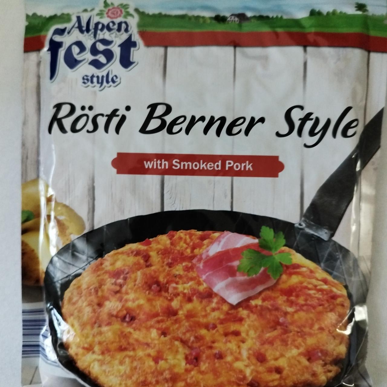 Fotografie - Rösti berner style with smoked pork Alpen fest style