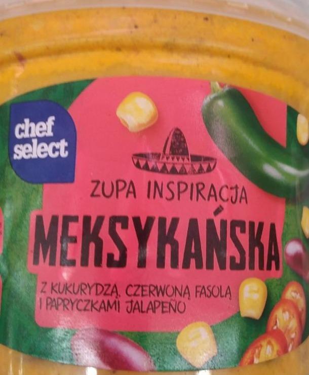 Fotografie - Zupa inspiracja meksykańska z kukurydzą czerwoną fasolą i papryczkami jalapeno Chef Select