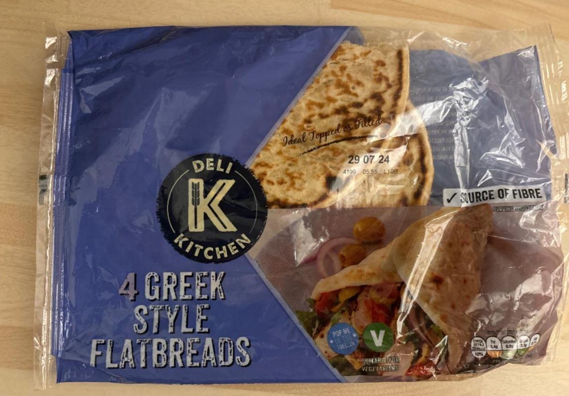 Fotografie - 4 Greek Style Flatbreads Deli Kitchen