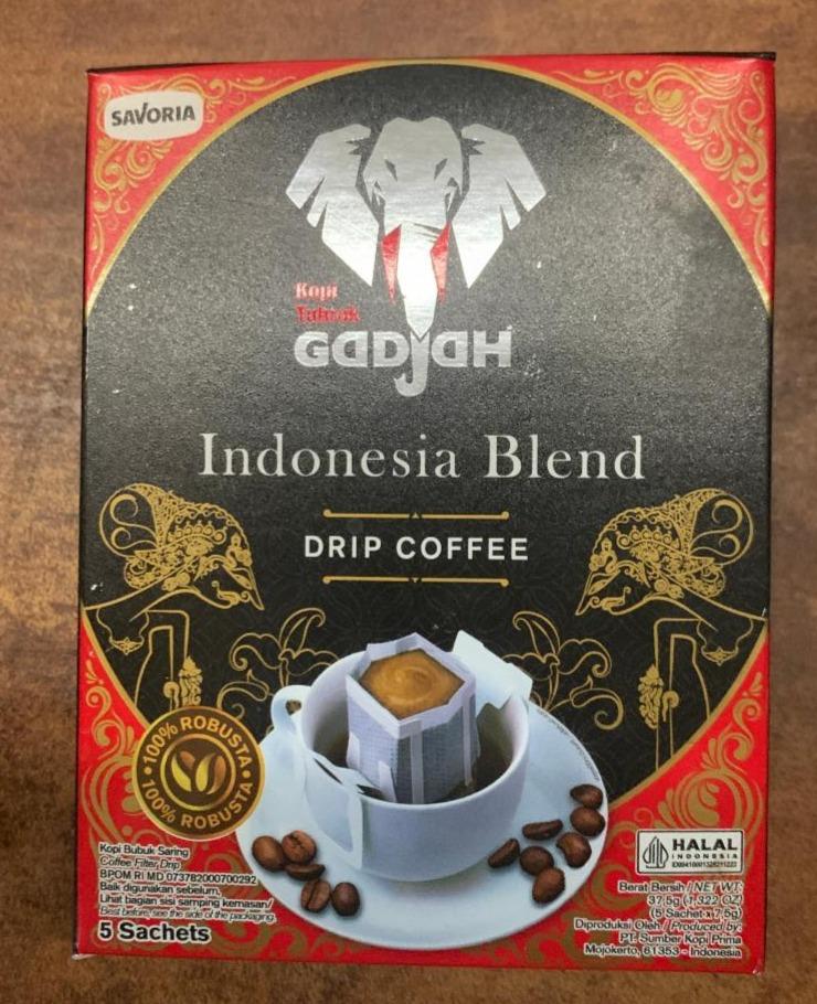 Fotografie - Indonesia blend drip coffee Kopi Tubruk Gadjah