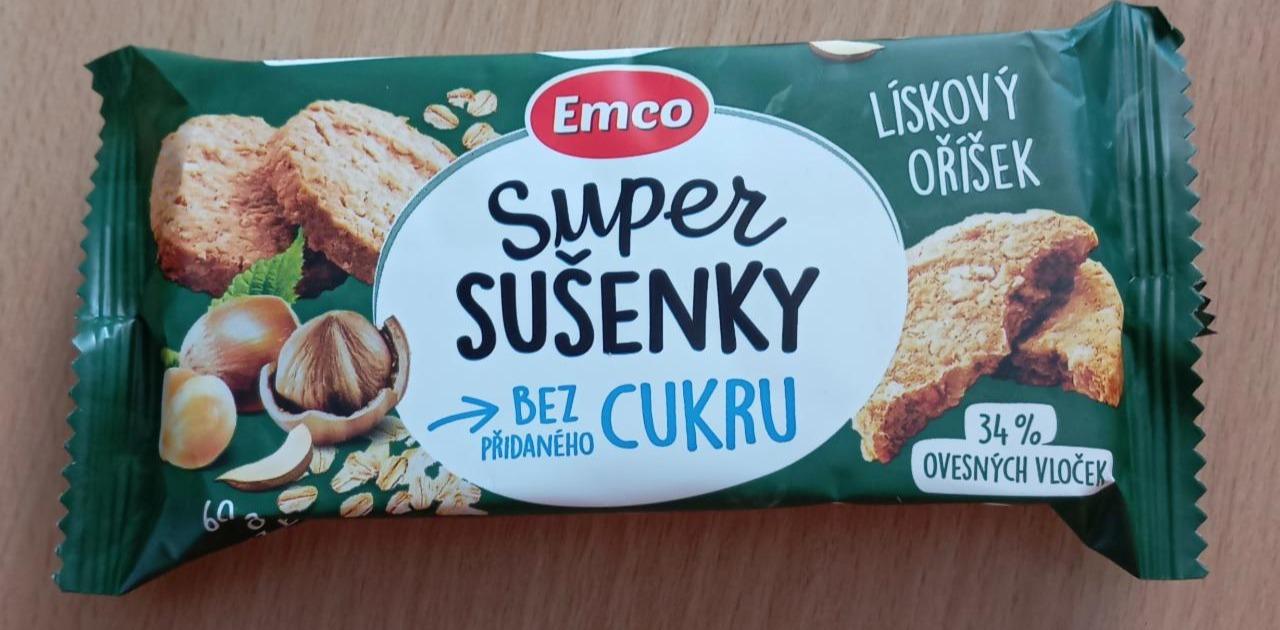 Fotografie - Super sušenky bez přidaného cukru Lískový oříšek Emco