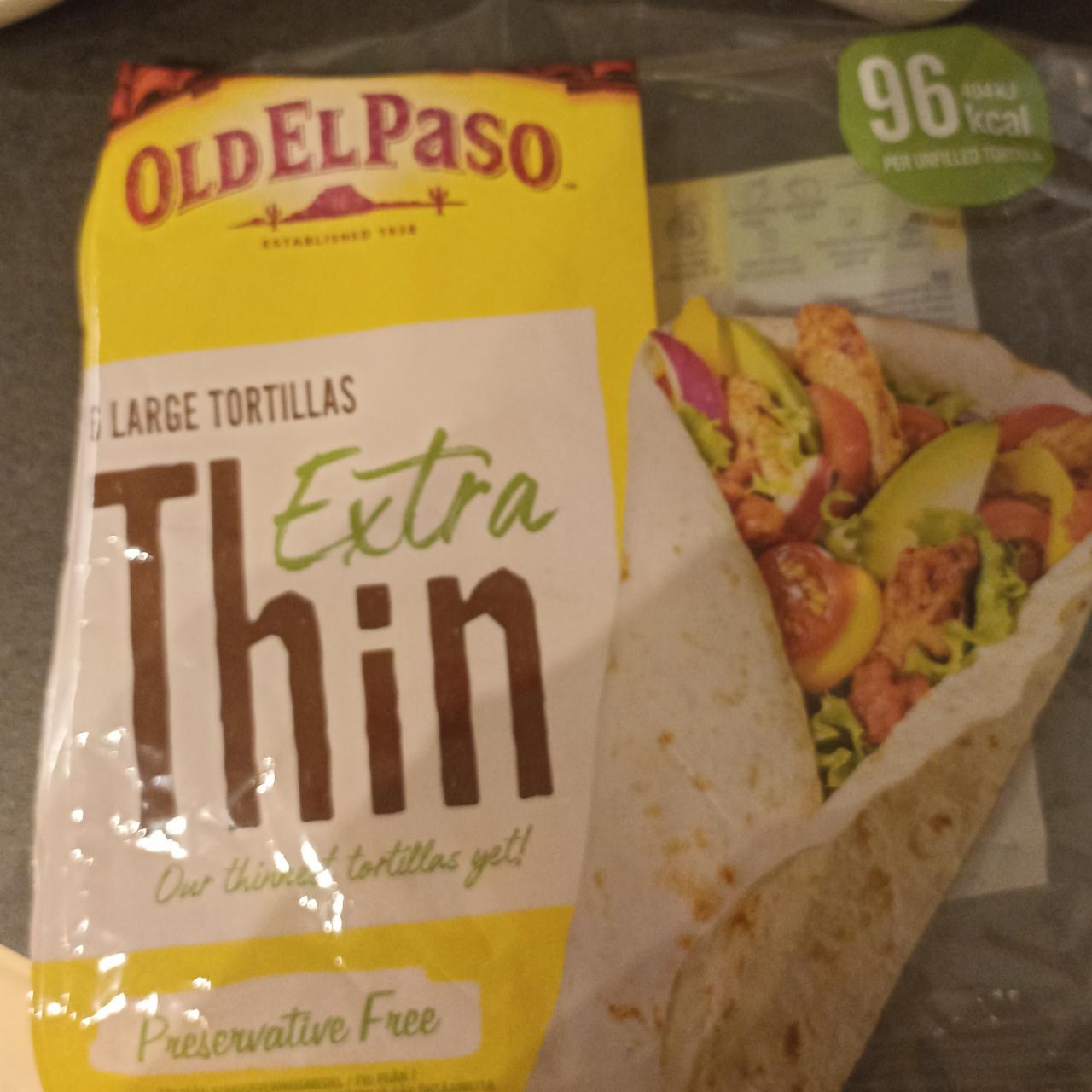 Fotografie - Tortillas Extra Thin Old El Paso