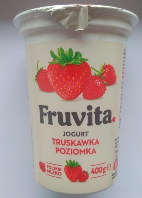 Fotografie - Jogurt truskawka poziomka Fruvita