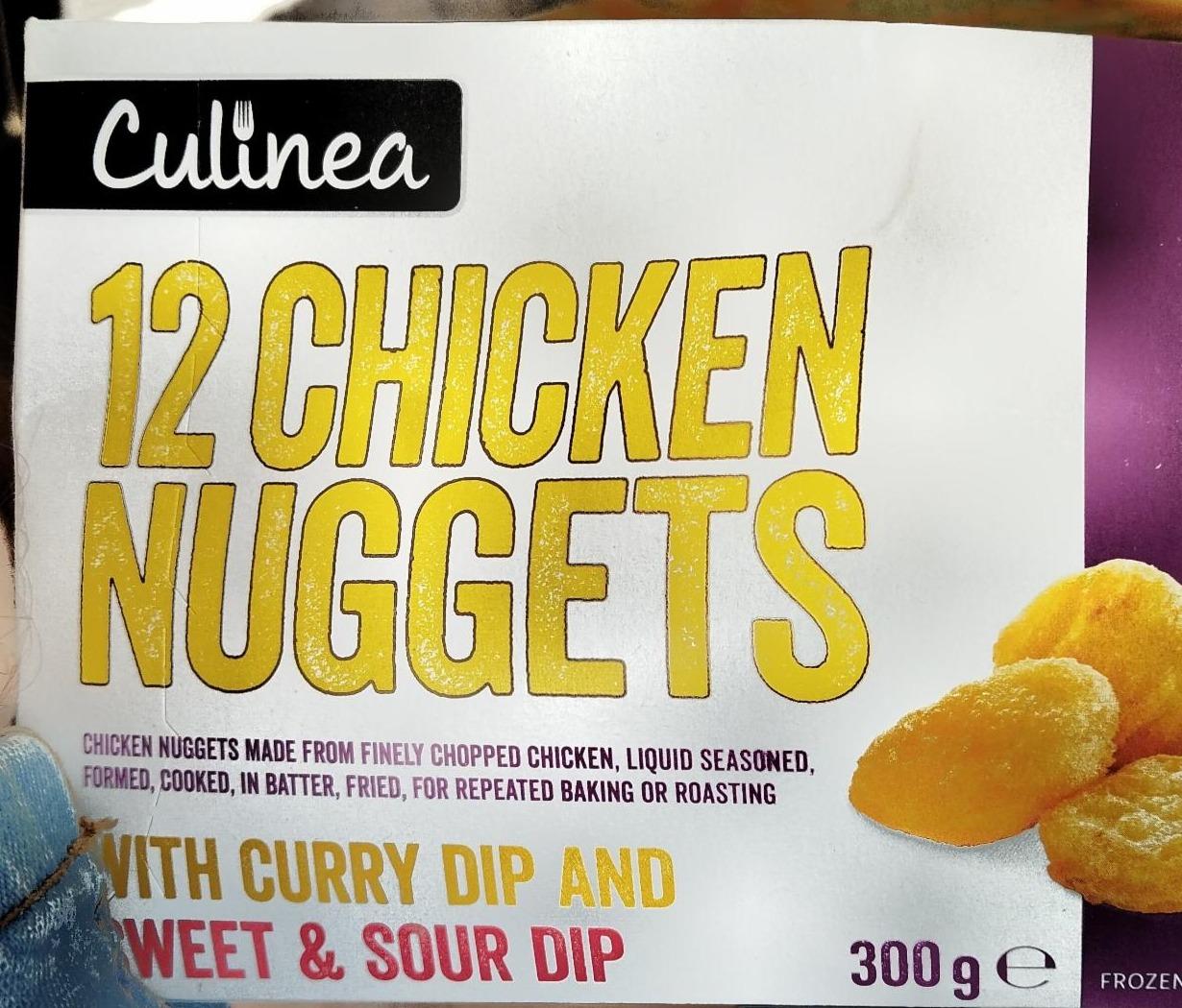 Fotografie - 12 Chicken nuggets with curry dip and sweet & sour dip Culinea