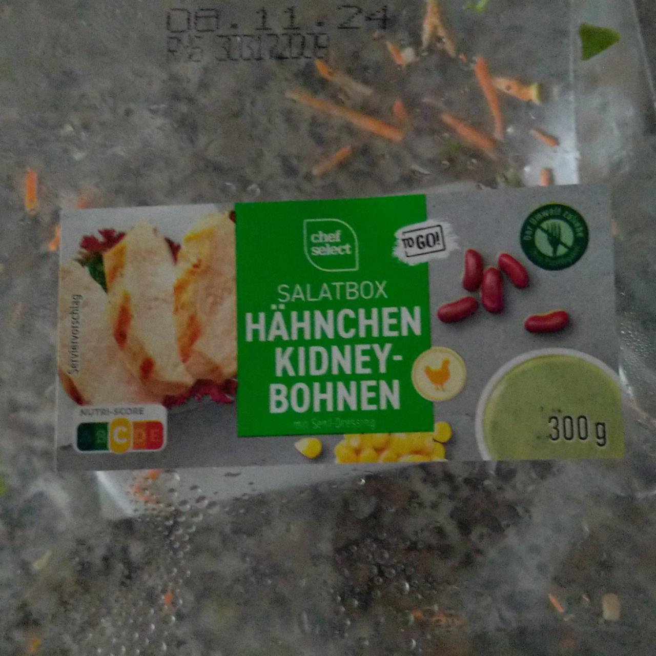 Fotografie - Salatbox hänchen kidney-bohnen mit senf-dressing Chef Select