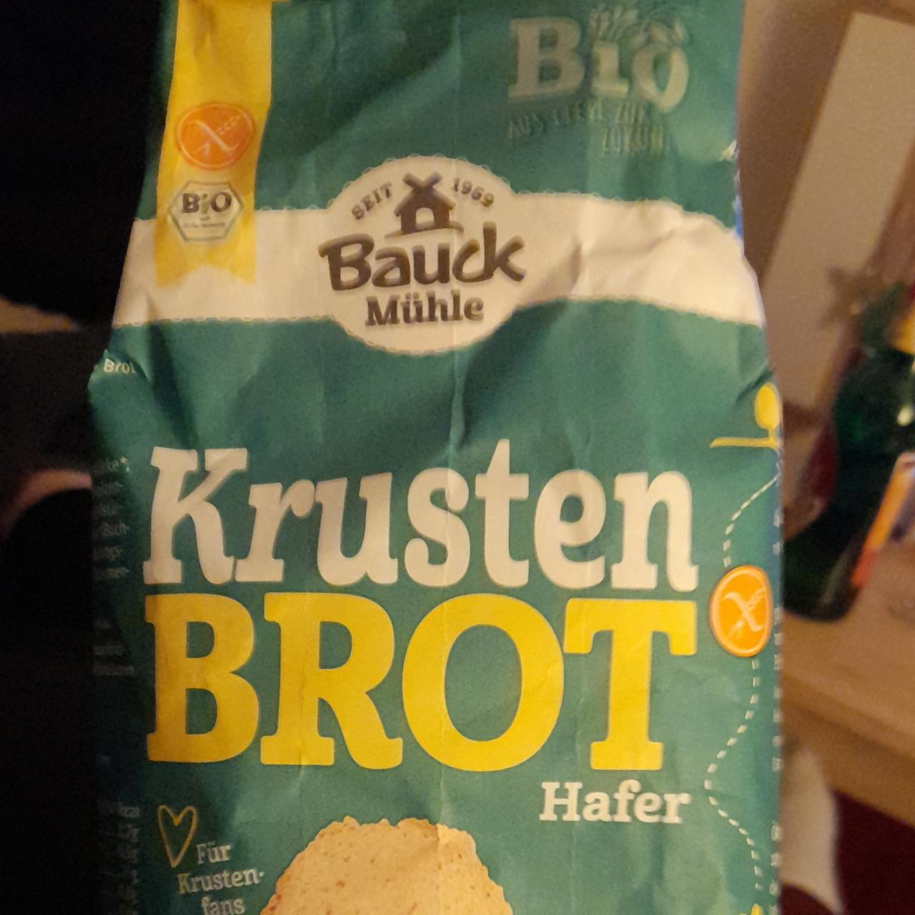 Fotografie - Krusten brot hafer glutenfrei Bauck Mühle