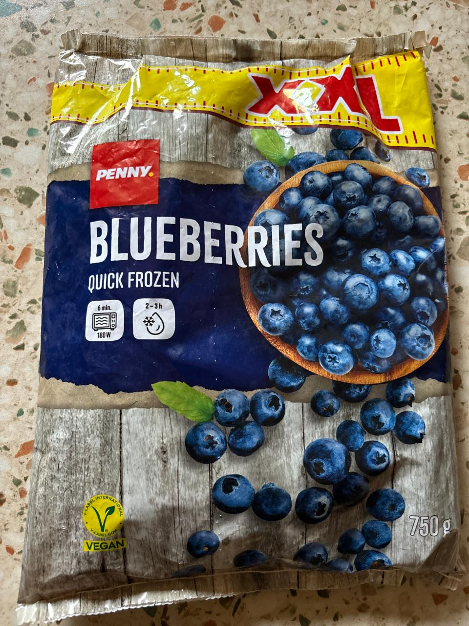 Fotografie - Blueberries quick frozen Penny