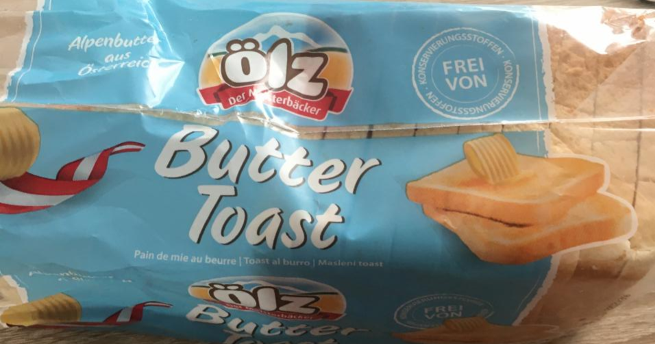 Fotografie - Butter toast Ölz Der Meisterbäcker