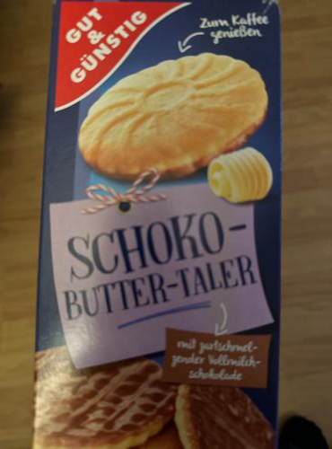 Fotografie - Schoko butter-taler Gut & Günstig