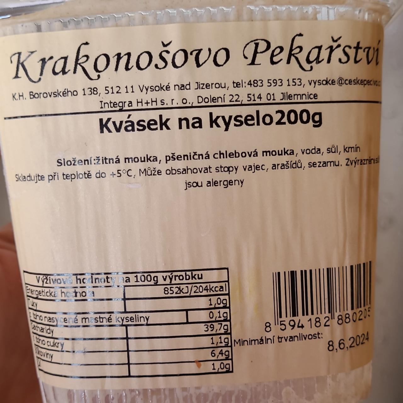 Fotografie - Kvásek na kyselo Krakonošovo pekařství