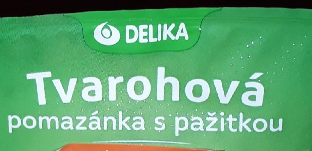 Fotografie - Tvarohová pomazánka s pažitkou Delika