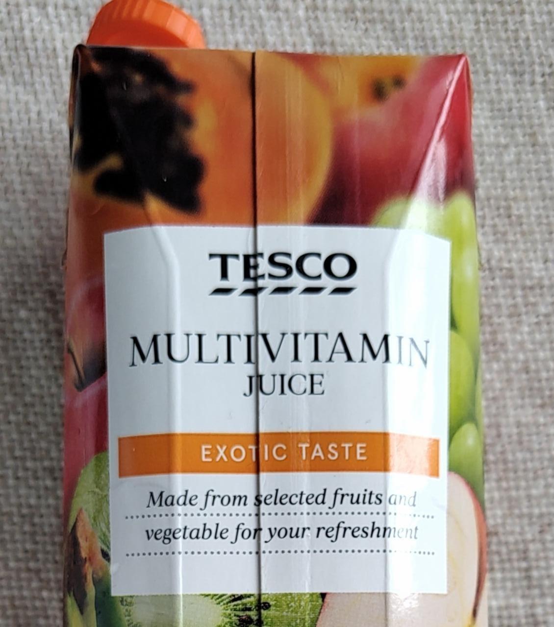 Fotografie - Multivitamin juice Tesco