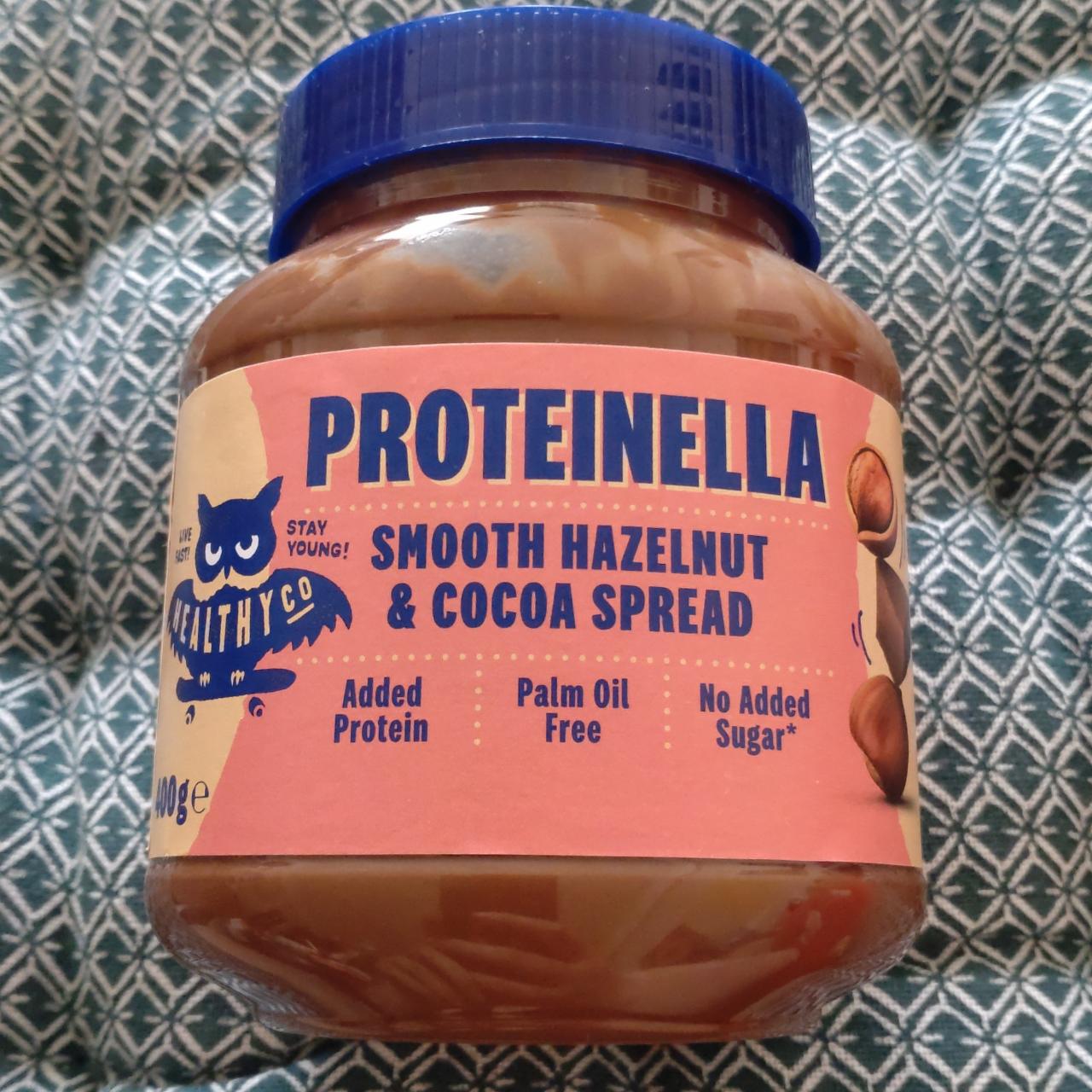 Fotografie - Proteinella Smooth Hazelnut & Cocoa Spread Healthy Co